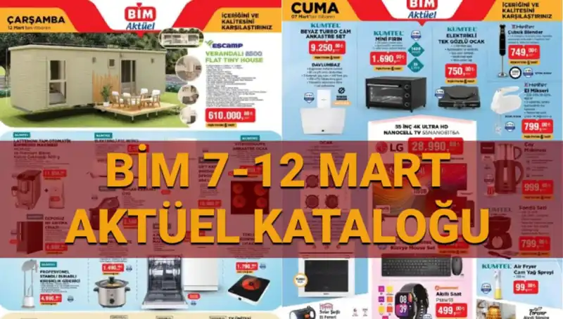 BİM Aktüel Kataloğu ile Mart Ayına Şenlik Getiriyor!