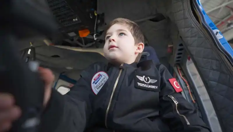 23 Nisan'da Minik Kalpler TUSAŞ'ı Ziyaret Etti