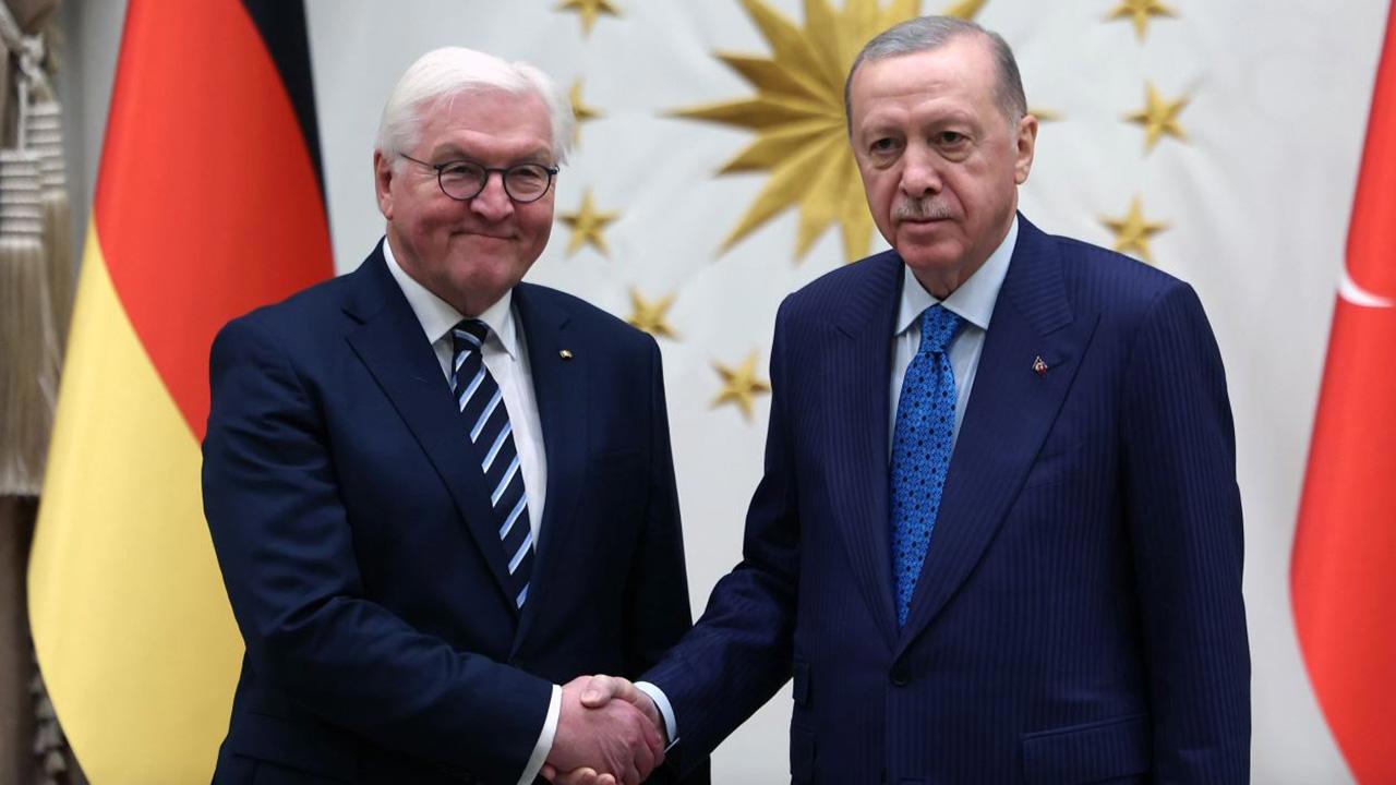 Erdoğan-Almanya Cumhurbaşkanı Steinmeier Görüşmesi