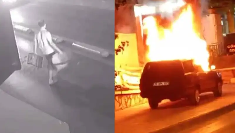 Eşinin Boşanma Talebine Yanıt Olarak Aracını Ateşe Verdi