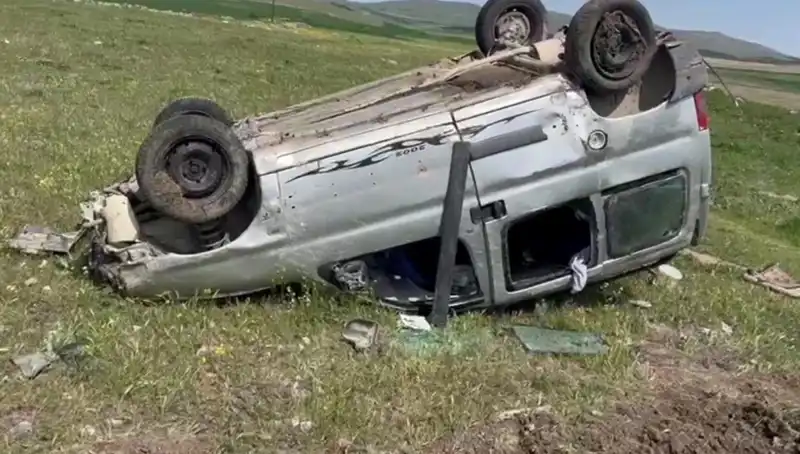 Konya'da Otomobil Takla Attı: İki Kişi Yaralandı