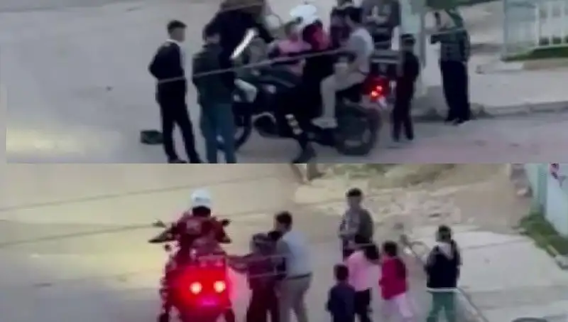 Polis Memuru, Çocukların İsteklerine Dayanamadı: Motorla Macera Başladı