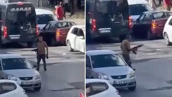 Başakşehir’de Pompalı Tüfekli Korku Dolu Sokağa Çıkış: Olay Anı