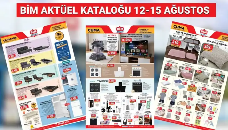BİM'de 12-15 Ağustos Hafta Sonu İndirimleri: Termos ve Drone Fırsatları