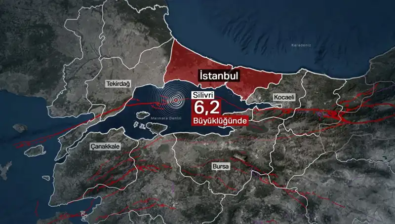 İstanbul'da Şok Edici Deprem: 6,2 Büyüklüğündeki Sarsıntı Kaygılara Neden Oldu