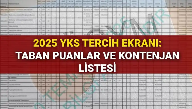 YKS Tercih Ekranı Açıldı: 2025 Üniversite Tercih Süreci Başladı!