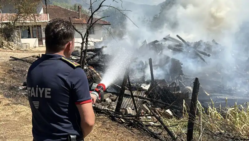 Evde Patlak Veren Yangın Ormana Sıçradı: Ekipler Canla Başla Çalışıyor