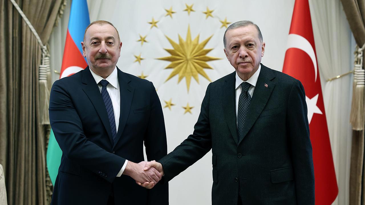 Cumhurbaşkanı Erdoğan, Aliyev ile görüşme gerçekleştirdi