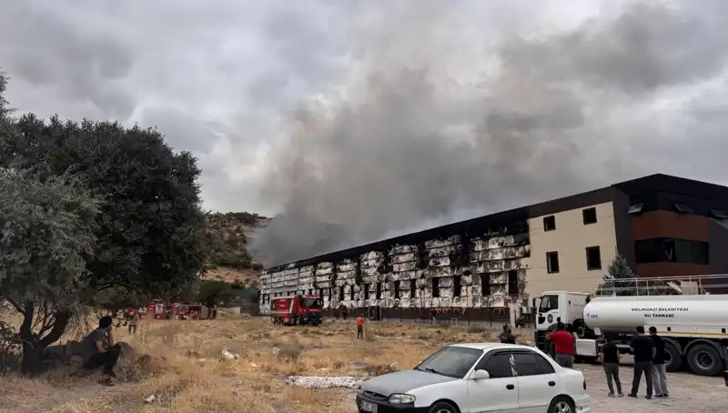 Kayseri'deki Mobilya Fabrikasında Çıkan Yangın, Şehirde Panik Yarattı